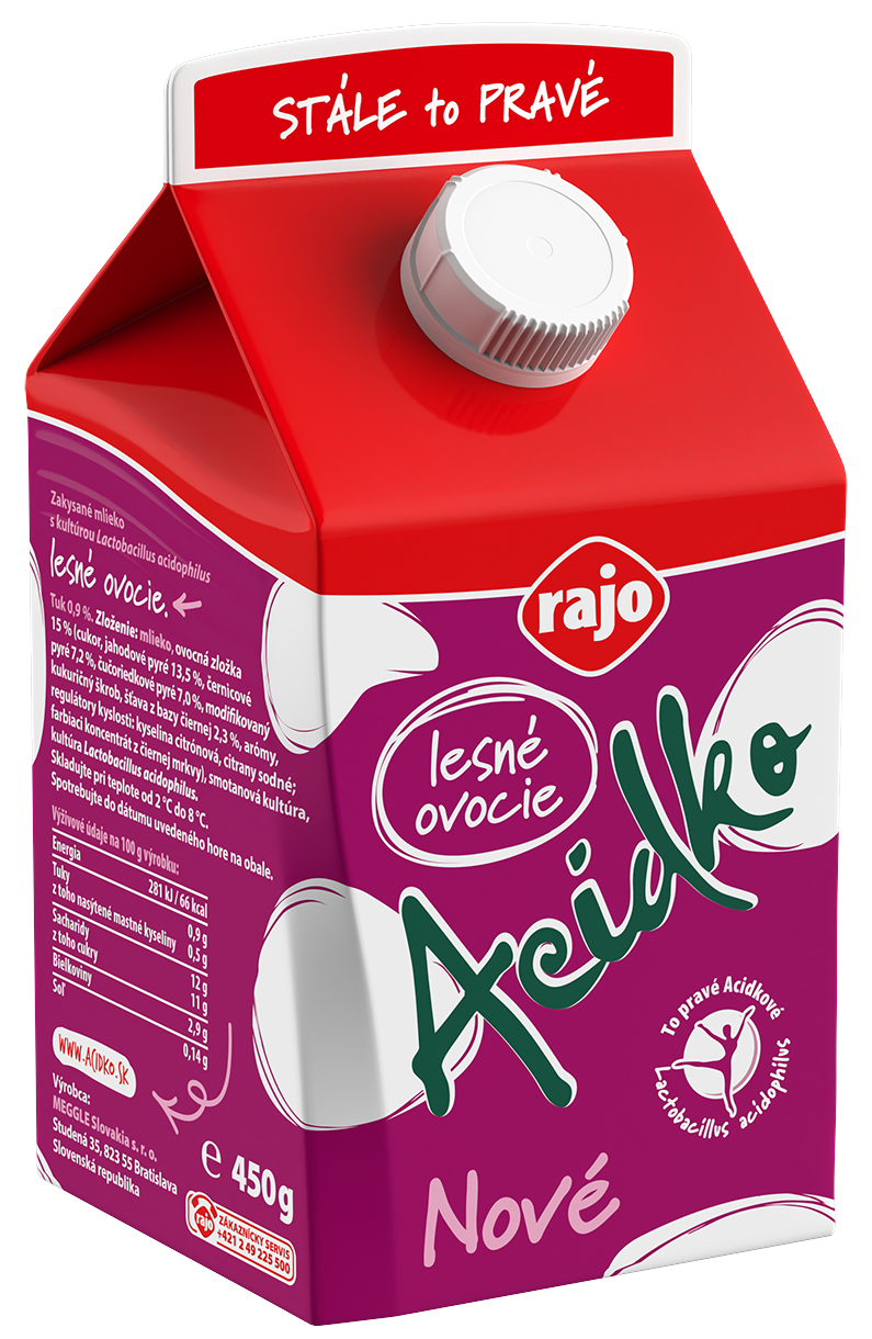 Acidko 1 % lesné ovocie 450 g